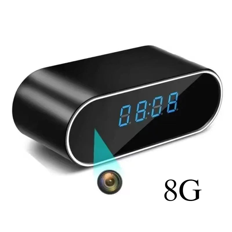 Wifi Mini Clock Camera Remote Viewing With Night Vision 1080P